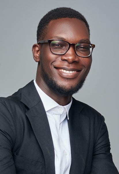Man smiling at camera