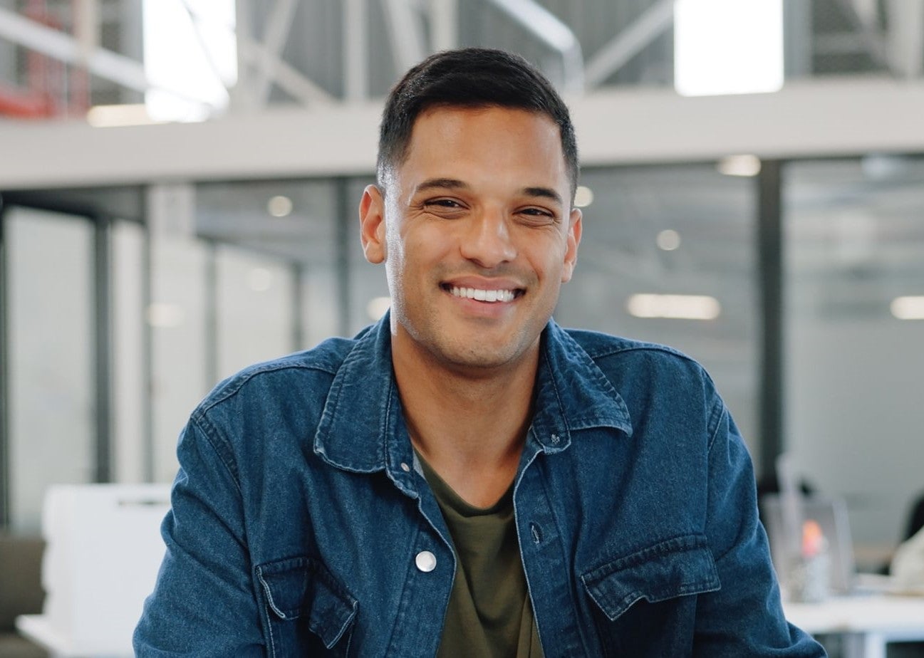 Smiling MBA student